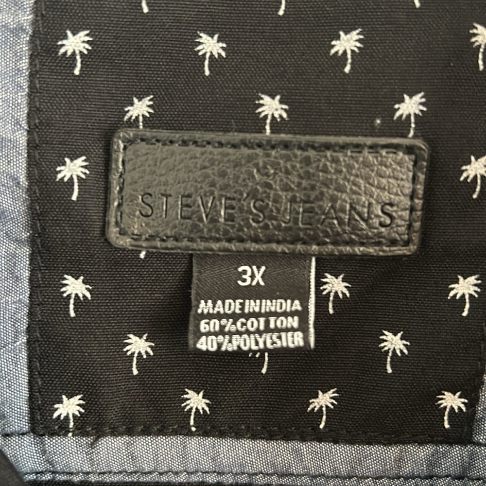 Men’s Palm Tree Print Button Down - image 6